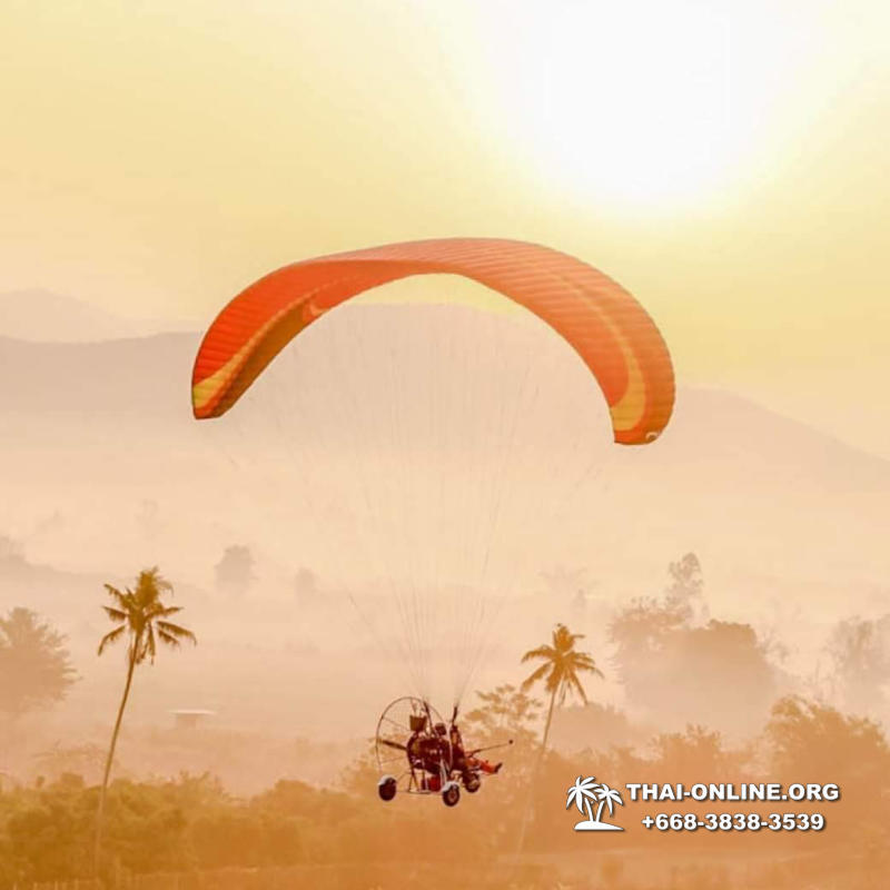 Flight over the city of Pattaya, the island of Koh Lan or the jungle on a paraglider in tandem, paratrike, motorized hang glider, paramotor or gyrocopter - photo 47