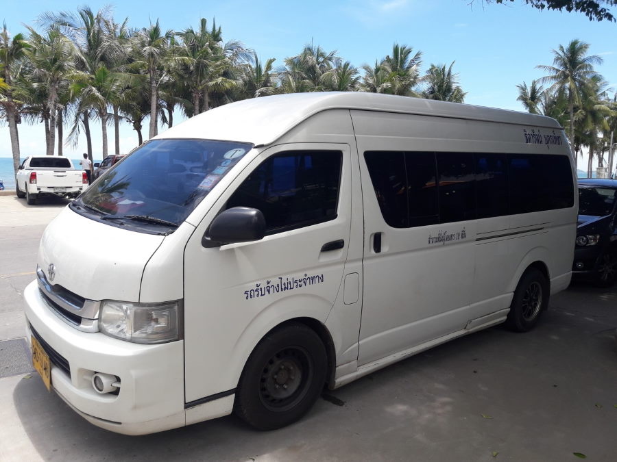 Minibus Toyota Hiace Transfer Pattaya - Koh Kud